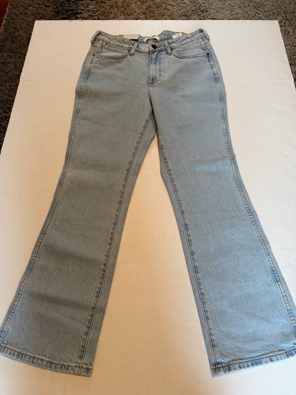 Wrangler Retro Bailey High Rise Trouser Bootcut Flare Jean Lightwash Women sz 11